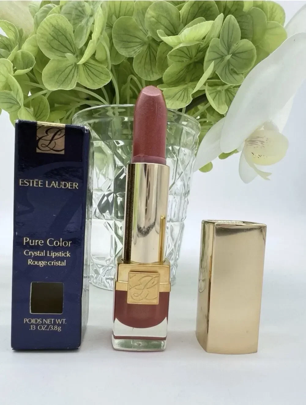 Estee Lauder Lipstick 08 Crystal Sun Shimmer PCLL Long Lasting New